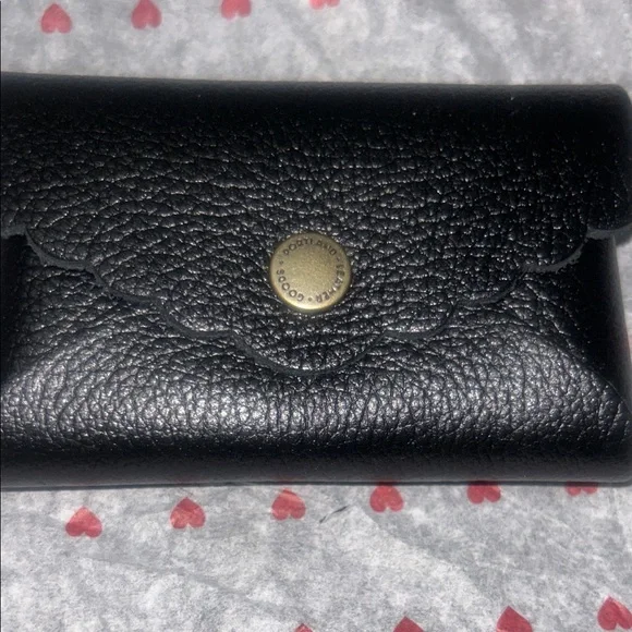 Portland Leather Black Pebbled Snap Card & Key Holder - Picture 1 of 4